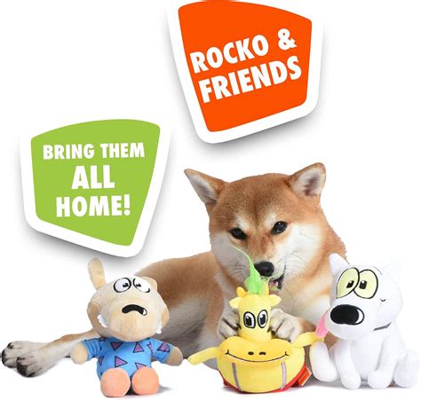 Buy Nickelodeon Rocko's Modern Life Dog Toy | Rocko, Spunky, Heffer 6 ...