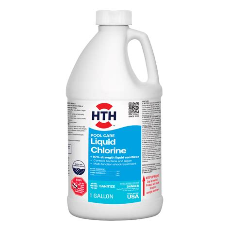 HTH™ Pool Care Liquid Chlorine – Liquid Chlorine Shock | HTH Pools