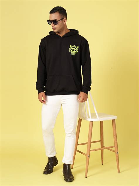 Oversized Fleece Typography Sweatshirt – rigoindia