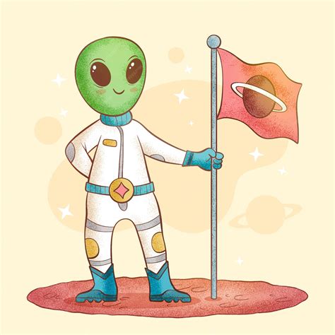 Alien Cartoon Line Art 的图像结果