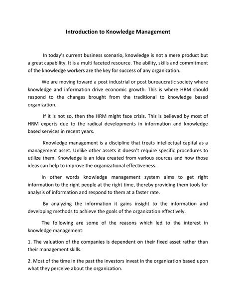 Knowledge Management Introduction 的图像结果