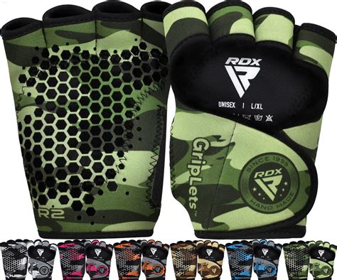 Buy RDX Weight Lifting Gloves Grips, Gym Fitness Workout, Anti Slip ...