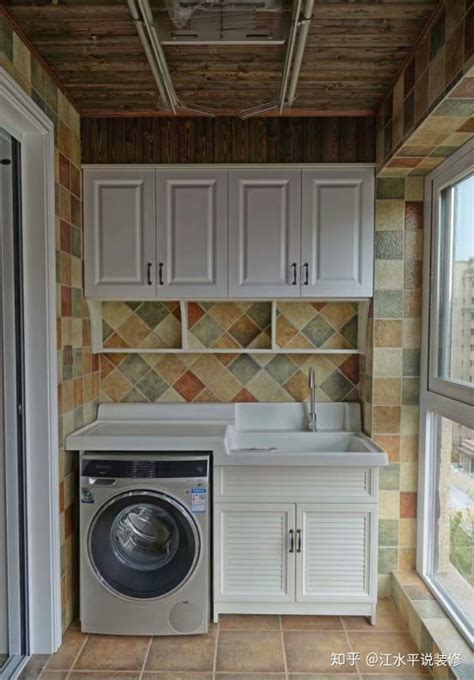 阳台洗衣机组合柜如何设计|尺寸规范|案例图片 - 本地资讯 - 装一网