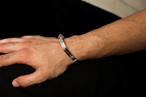 8mm Platinum & Rose Gold Bracelet for Men JL PTB 1084 – Jewelove™