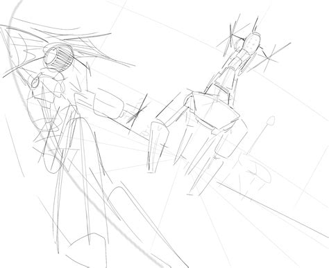 Image result for Robot Fight Drawing