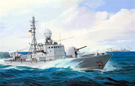 Wallpaper Cheetah, German fighting boat, Kl.143A, Fast boat, The naval ...