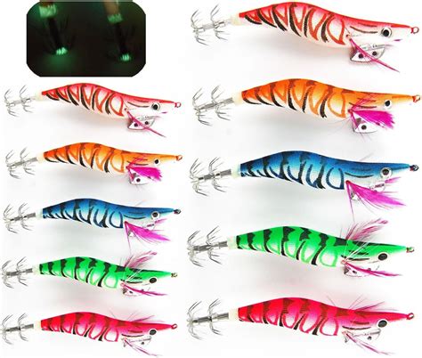 Glow Squid Jigs Hard Fishing Lures Artificial Baits India | Ubuy