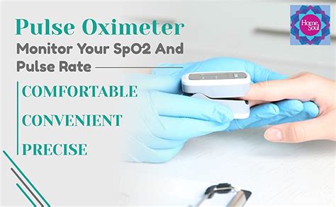 Homesoul Oximeter Fingertip LED Screen, Blood Oxygen Saturation Monitor ...