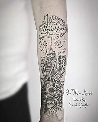 Buy In Thin Lines: Fine Line Tattoo Works of Sarah Gaugler Book Online ...