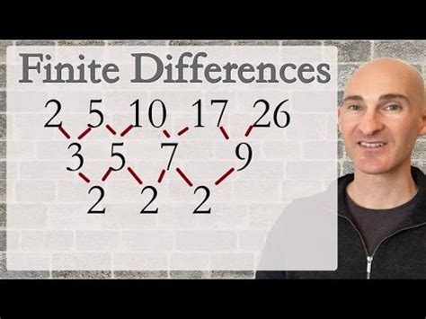 Finite Differences to Determine the Degree of a Sequence Video Lecture ...