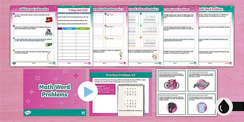 Grade 4 Addition and Subtraction Word Problems Pack