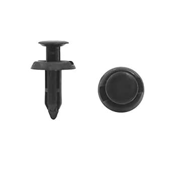 Generic 50Pcs 6mm Hole Dia Plastic Fastener Door Panel Retainer Clips ...