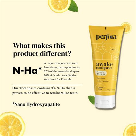 Buy PERFORA AWAKE TOOTHPASTE - LEMON MINT Online & Get Upto 60% OFF at ...