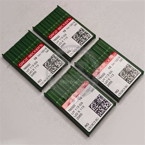 #750322 UY 113 GS / UOX113 Nm 100/16 RG Groz Beckert Needle Sewing Mac ...