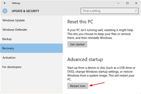 Rezultat imagine pentru Advanced Startup Options Boot