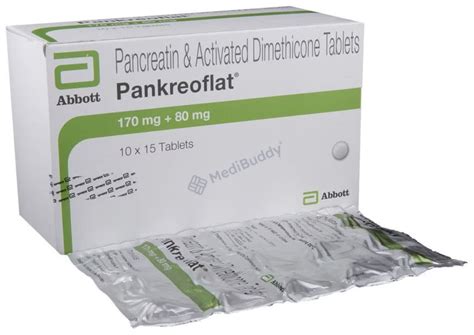Pankreoflat 170mg/80mg Tablet: Price, Uses, Side Effects & How to Use ...