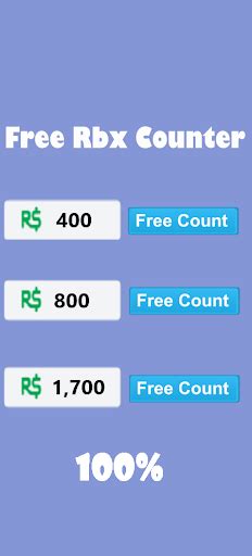 Download and Run Rbx Calc Instant rbx count on PC for Free