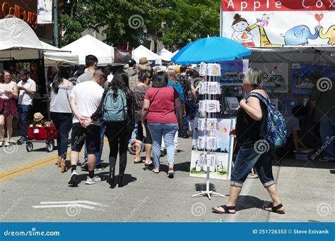 Crowd at the the 50th Annual University District Street Fair Editorial ...