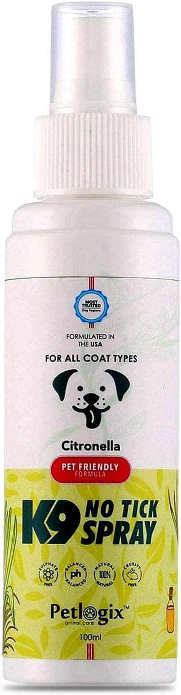 Buy Petlogix Natural K9 No Tick Spray Enriched with Cinnamon ...