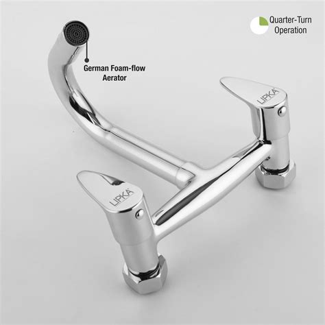 Lava Sink Mixer with Swivel Spout (12 Inches) Brass Faucet - LIPKA ...