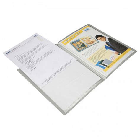 Buy Solo Display File With 10 Pockets Grey A4 DF 200 Online at Bestomart