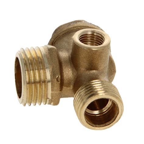 Othmro Pneumatic check valve Male Thread Air Compressor Check Valve ...