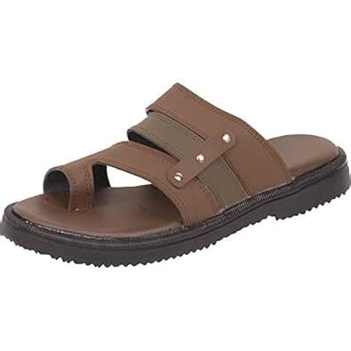 Buy Vonzo Men Brown Slip On Sandal Chappal 7003 at Amazon.in