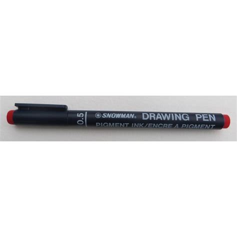 Buy Snowman Drawing, Zentangle & Manga Pens - Red - 05 Online at Low ...