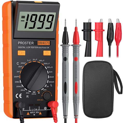 Buy Proster LCR Meter - Capacitance Resistance Inductance Digital LCR ...