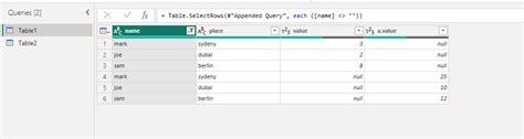 Solved: Power Query: Splitting a table based on column val ...