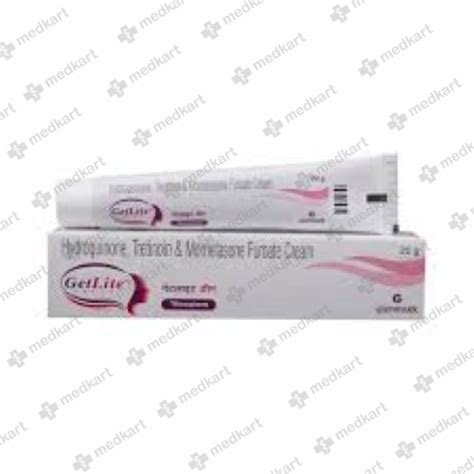 GETLITE CREAM 20GM, Price, Composition & Generic Alternatives - Medkart