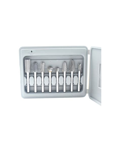 CARBIDE BURR SET single cut 8 pcs 1 box – Jaibros