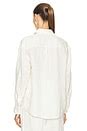 SIMKHAI Johanna Button Up Top in White | REVOLVE