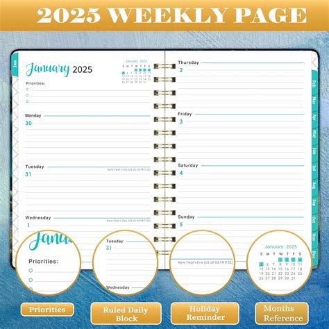 Pinchoco 2025 Planner - Planner 2025, Jan. 2025 - Dec. 2025, India | Ubuy