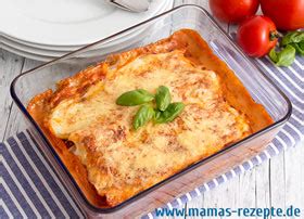 Lasagne Bolognese Rezept   Mamas Rezepte   mit Bild und  