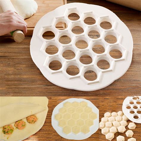 Buy Windfall Russian Ravioli Maker Dumplings Mold - Metal Mold Meat ...