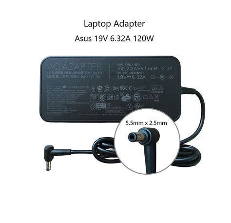 AO ASUS 19V 6,32A PLUG (5.5 * 2.5 MM) ORI