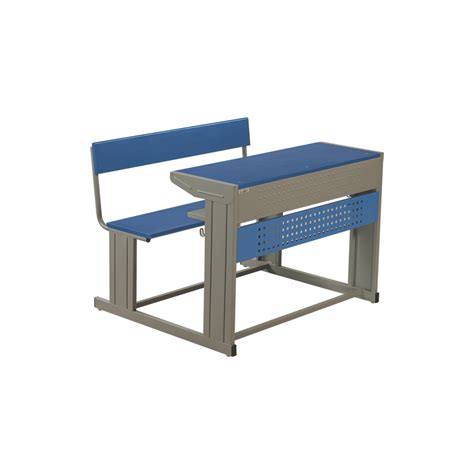 Student 4 Dual Desk by Geeken with Post Forming Top