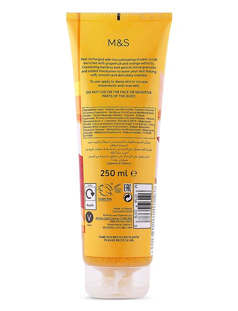 Buy Recharge Grapefruit&Orange Body Scrub 250ml at Marks & Spencer