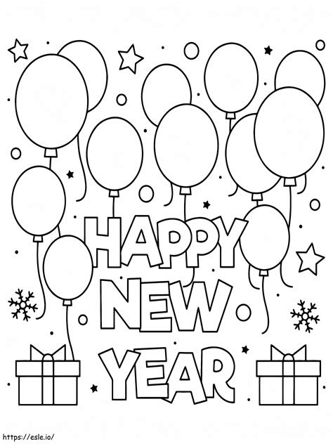 Free Printable New Years Eve Coloring Pages - Free Coloring Sheet ...