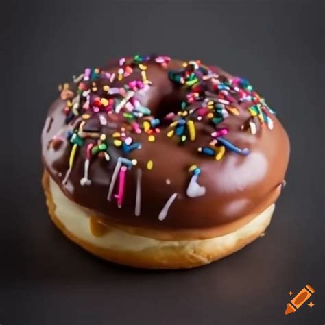 Donuts stuffed with ice-cream on Craiyon