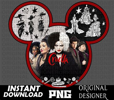 Buy Villains, Villains Png, Cruella Png, Cruella Shirts, Fashion ...