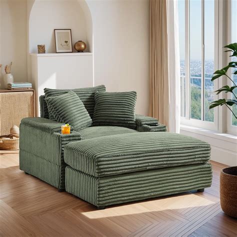 Contemporary Chaise Lounge Chair Living Room