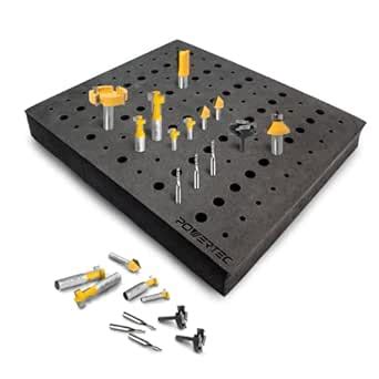 POWERTEC 71046 Router Bit Tray for 110 Bits : Amazon.in: Home Improvement
