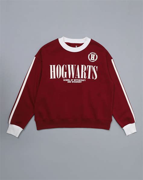 Harry Potter Printed Relaxed Fit Sweatshirt For Women – Free Authority
