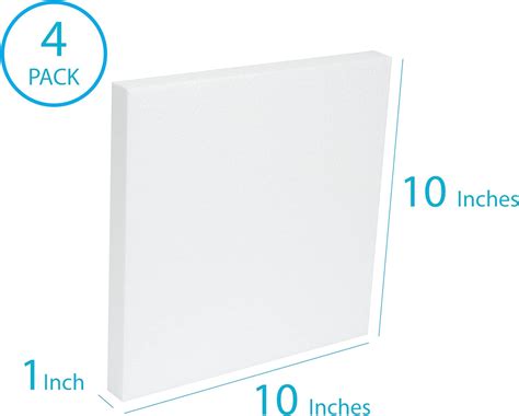 Silverlake Craft Foam Block - 4 Pack of 10x10x1 EPS India | Ubuy