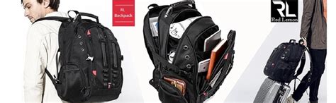 Red Lemon Swisslook Polyester Bange Series 45L 15.6-inch Laptop Bags ...