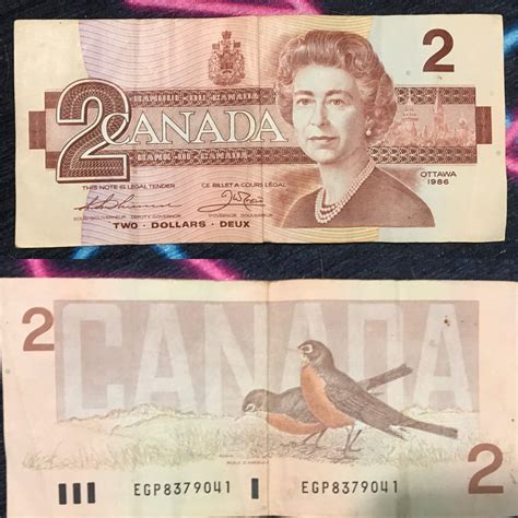 Canadian 2 dollar bill : mildlyinteresting