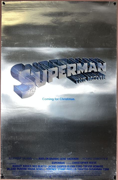 Superman Movie Poster 1978