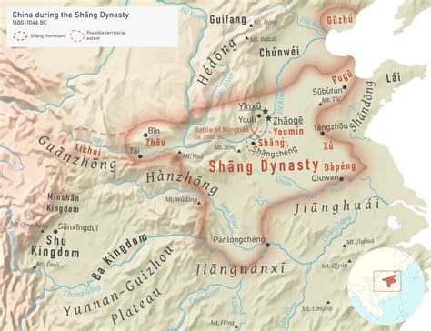 Map Of Shang